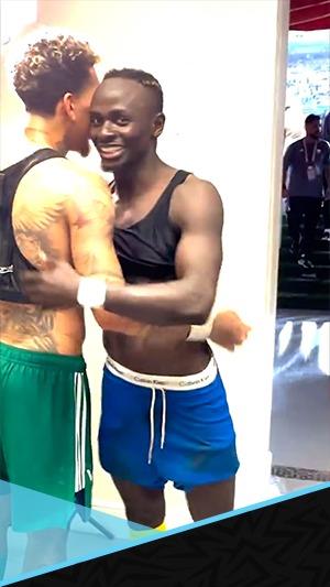 بذكريات ليفربول.. فيرمينو وماني يلتقيان بعد مباراة أهلي جدة والنصر